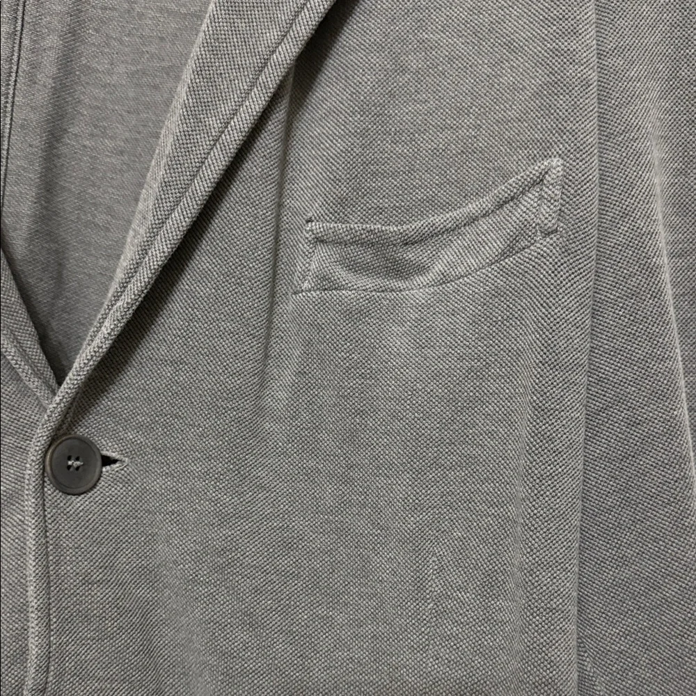 Men's Gray Lightweight Shirt Jacket - Picture 3 of 8